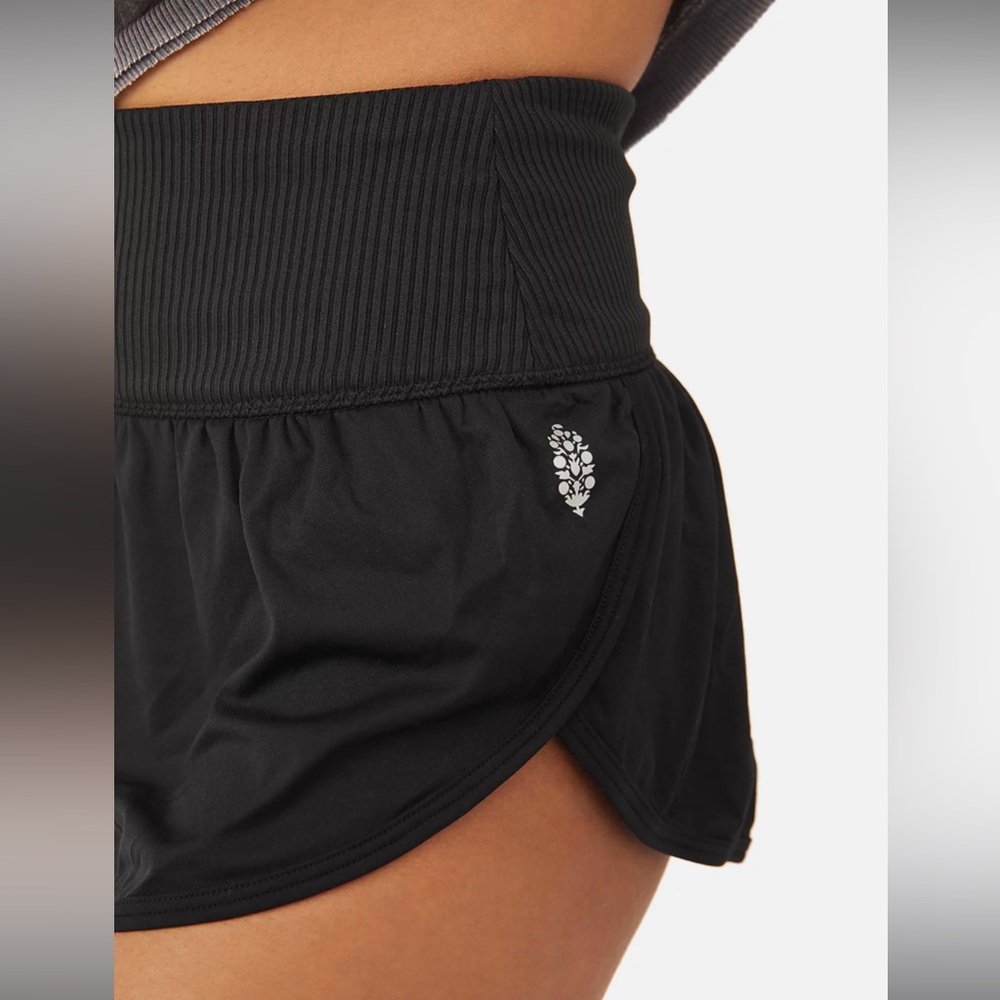 Free People Game Time Black Women's Shorts
